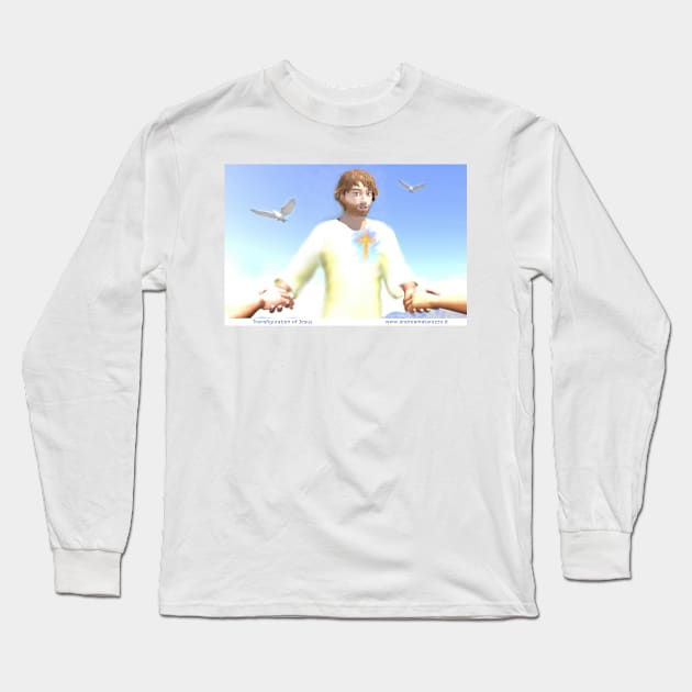 Transfiguration of Jesus Long Sleeve T-Shirt by Andrea Matarazzo